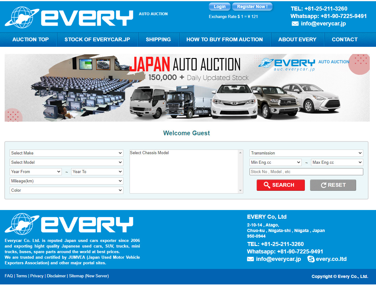 Buying a used car at the Japanese Car Auctions! 